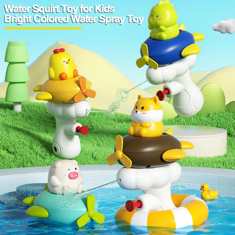 

Pool Party Water Toys Summer Water Play Toys Long Range Water Squirt Toy for Kids Adults Cute Cartoon Design for Dog Cat