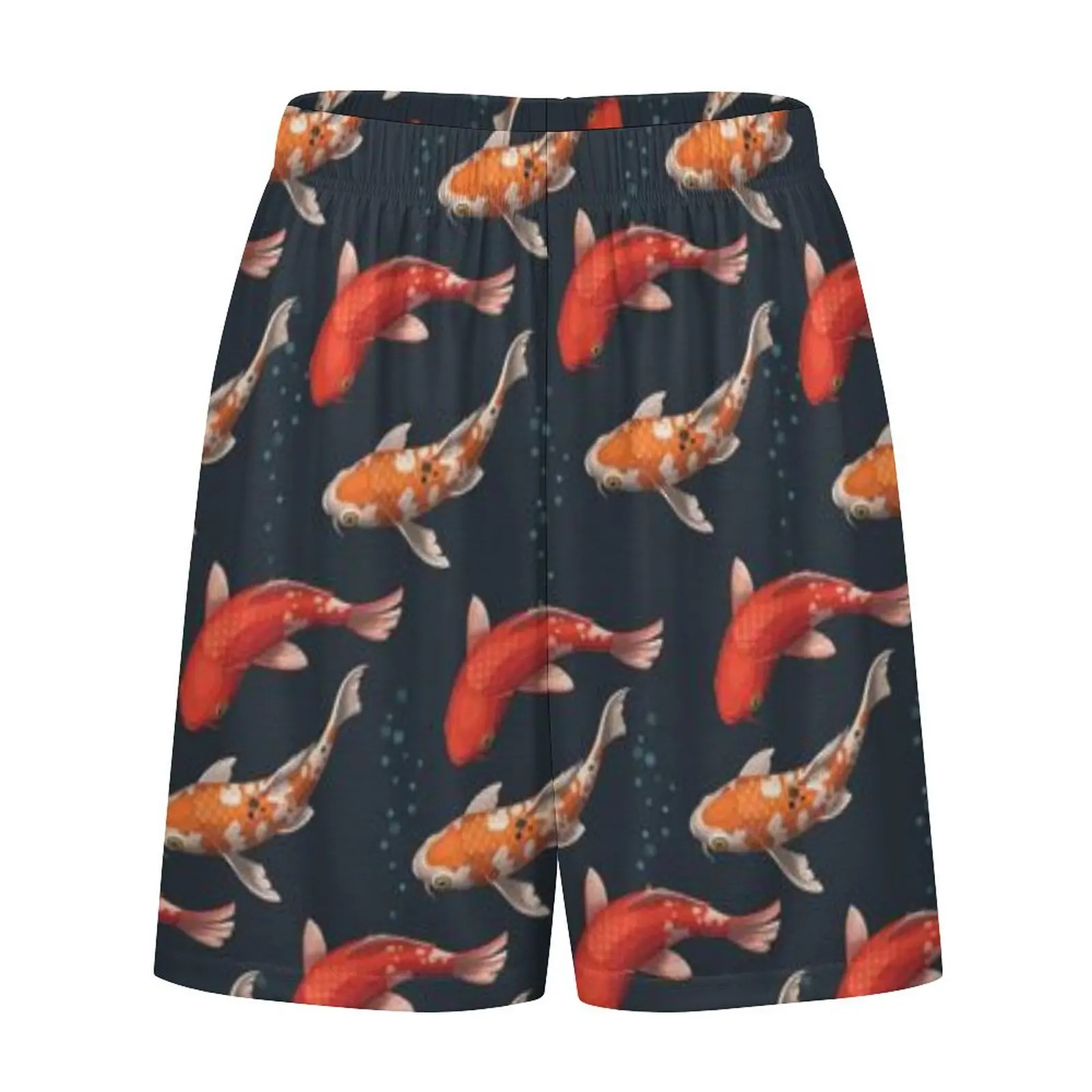 Koi Fish Ice-Cold Summer Pajama Trousers Shorts Half Pants Gift For Men Sleep Home Wear Breathable Comfort Casual Sport