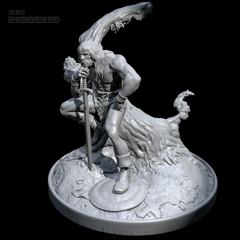 65mm 85mm 110mm Resin beauty  model kits figure colorless and self-assembled TD-6211/3D