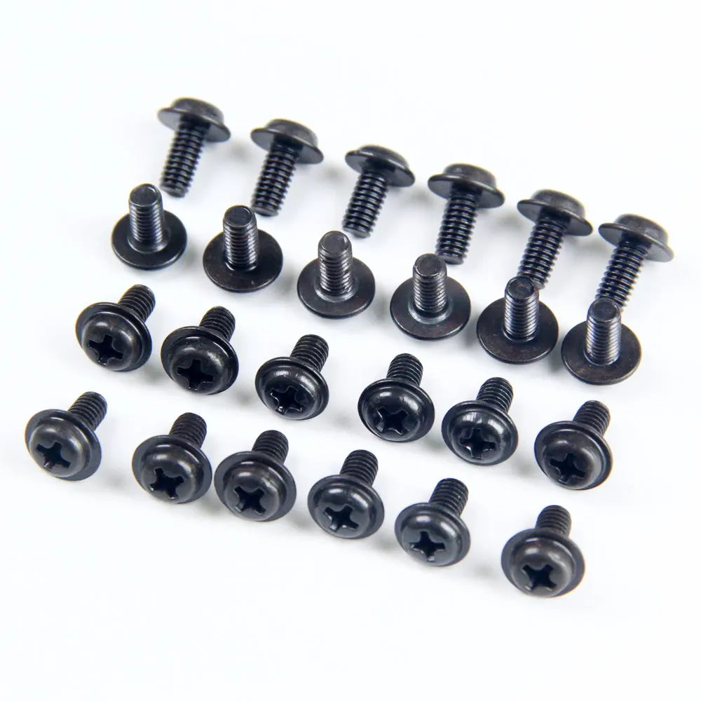 6MM/8MM 24pcs Precision M4 Screws for Knife Making Fastener For Holster and Sheath Mounting Replacements Cross Headed