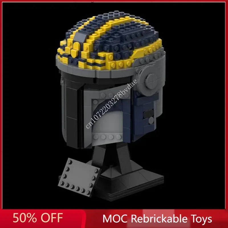 

Конструктор 671 деталь: Модель космического корабля Star Plan MOC Helmet Fenn Rau, архитектурная развивающая сборная модель-игрушка