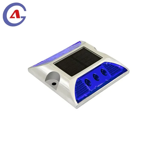 Con tornillos, suministros de seguridad vial, tachuelas solares reflectantes IP68, luces de muelle, tachuelas, luz de entrada, Reflector de vigilancia, seguridad vial