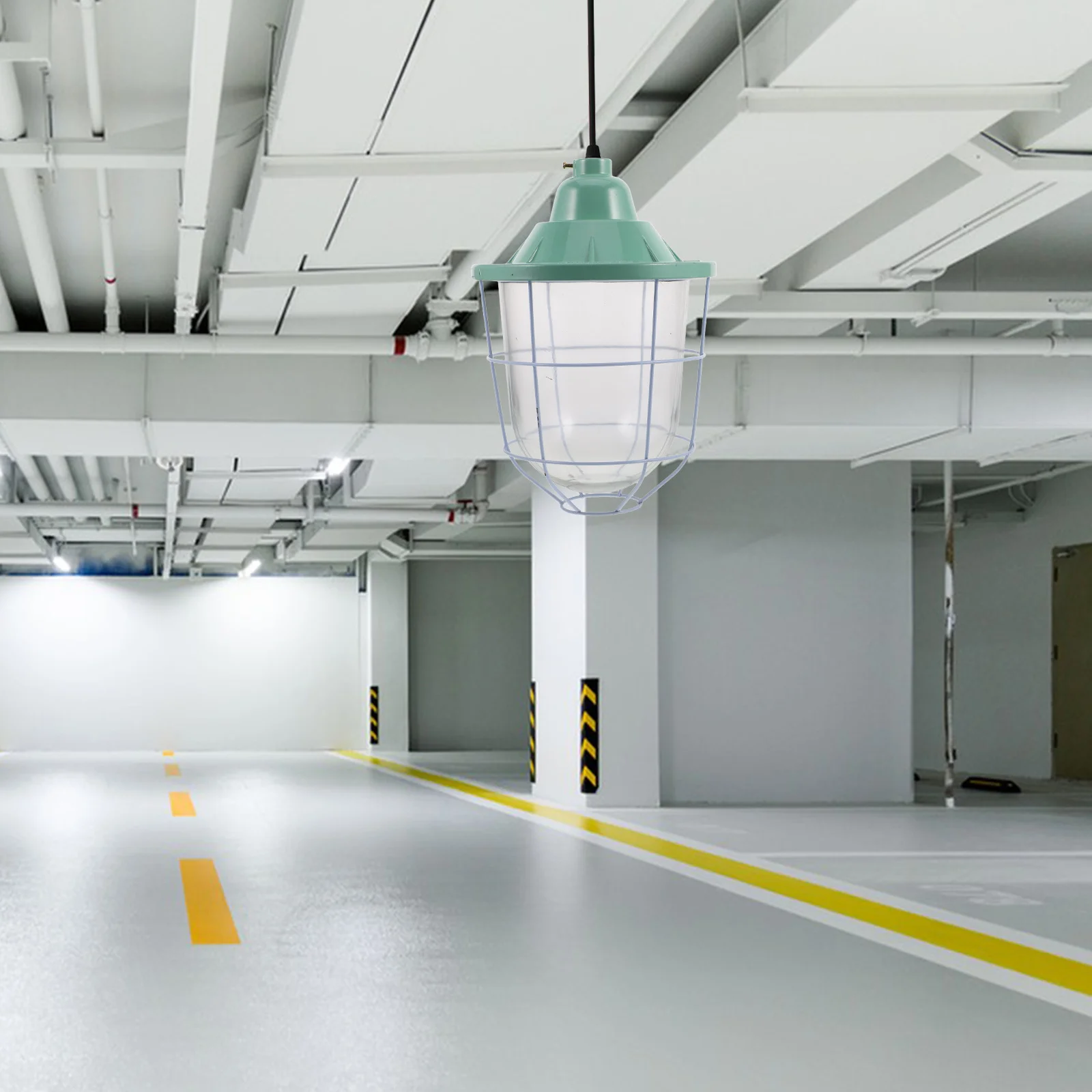 

Robust Explosion-Proof Lampshade Metal Cage Light Fixture Sturdy Warehouse Fire Inspection Area Efficient Heat Dissipation