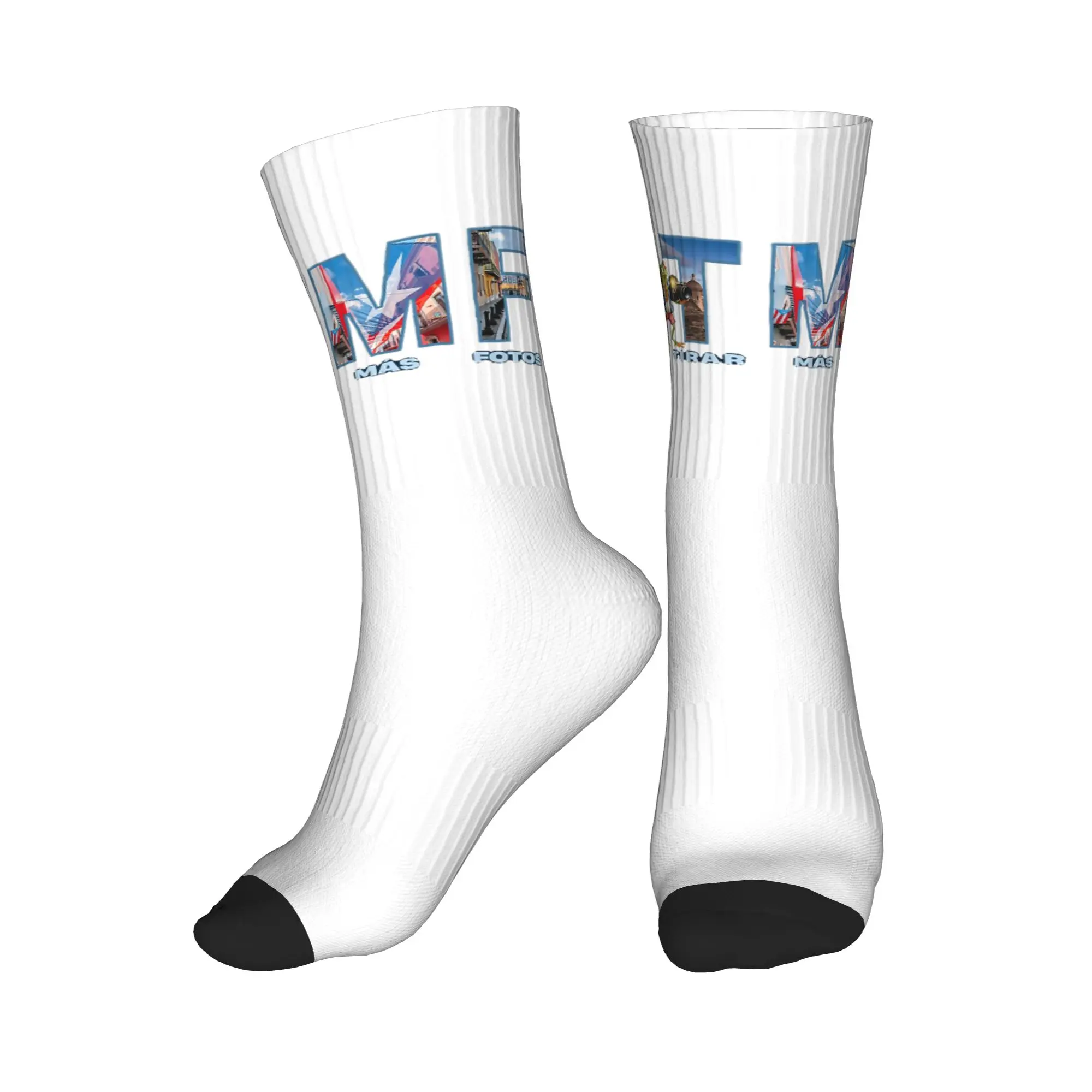 

Всесезонные спортивные носки DTMF Sport Middle Tube от Bads Bunnys Debi Tirar Mas Fotos, влагоотводящие, для мужчин и женщин