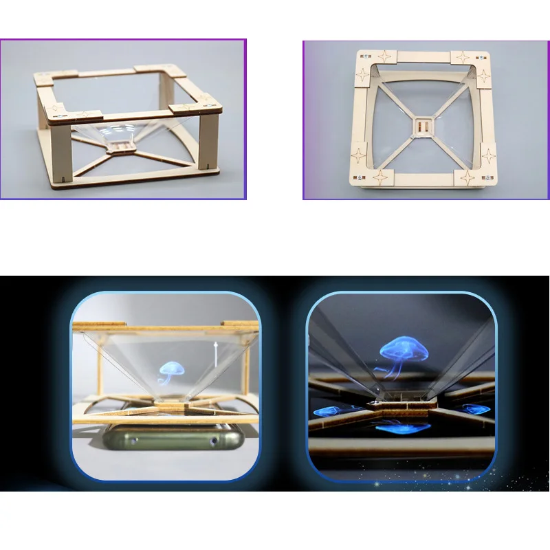 3D Holographic Projection DIY Models Toy