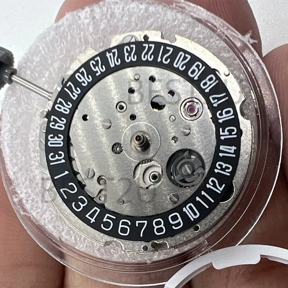 Miyota 8215 Black Dial Date At 6