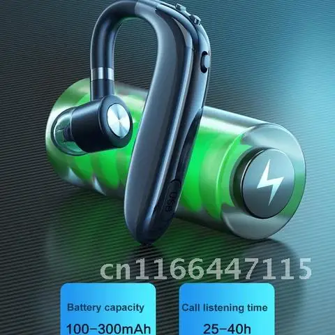 

V20 Wireless Bluetooth-compatible Earphones HD Call Handsfree Headphone Sports Stereo Headset With Mic Rotating Business Headset