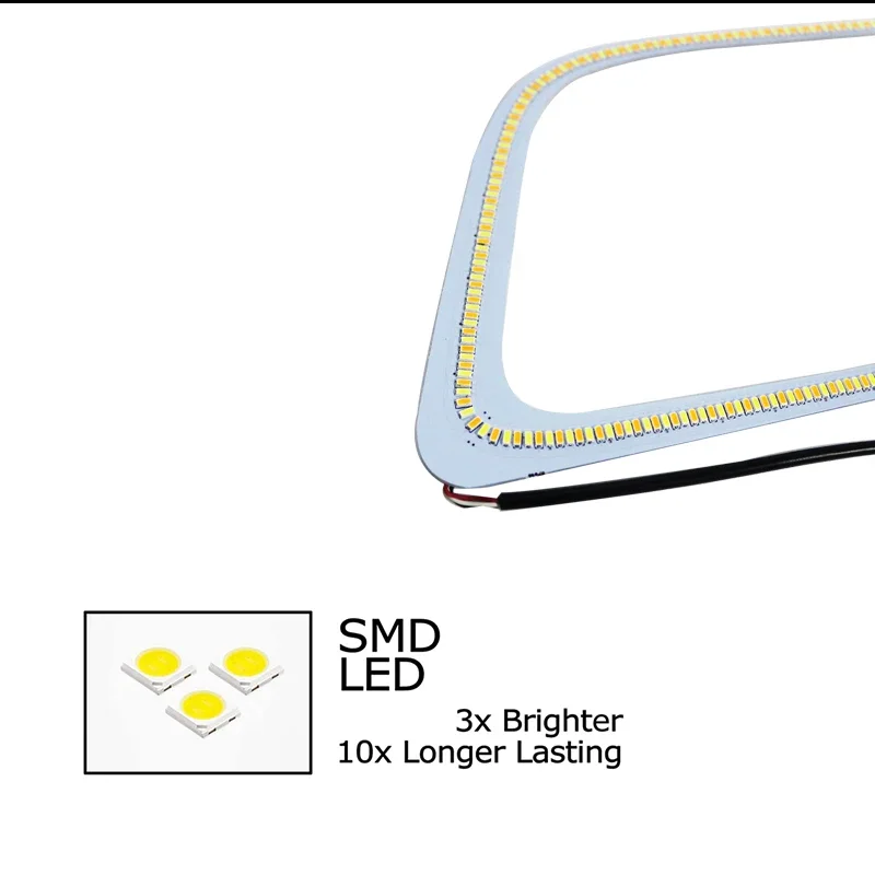 iJDM C-Ring Switchback LED Halo Circuit Boards For Subaru WRX STI Headlamp Driving/DRL and Turn Signal Light Retrofit 2015-2021