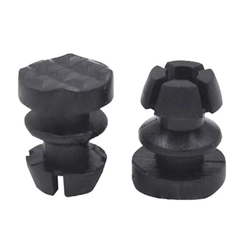 New 8pcs Round Tube Plug Black Thick Anti Slip Foot Pad Wheel Accessories Furniture Accessories Blanking End Caps Tube Pipe Home