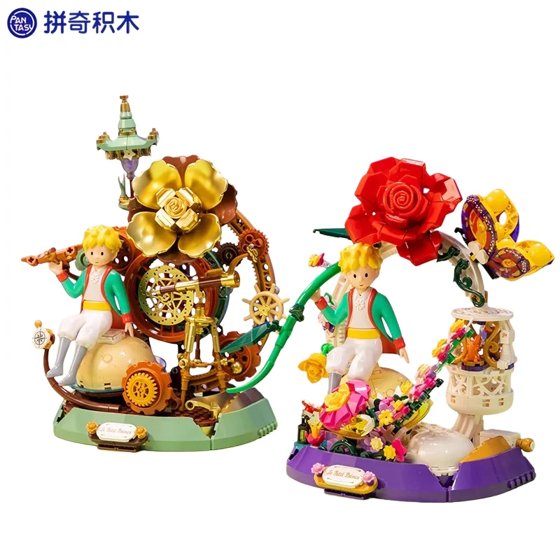 Pantasy-Bausteine: Die Star Journey des kleinen Prinzen, kleine Partikel, für Kinder, Bauspielzeug, Stern, Garten, Modell, Ornament, Geschenk