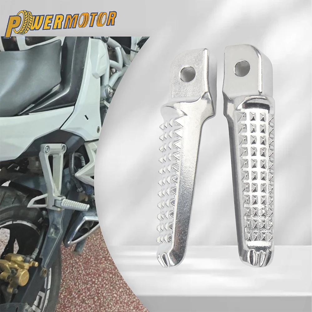 Reposapiés trasero Universal para motocicleta, clavijas antideslizantes, reposapiés de aleación de aluminio para Yamaha Honda Phantom 150 CB190R, accesorios