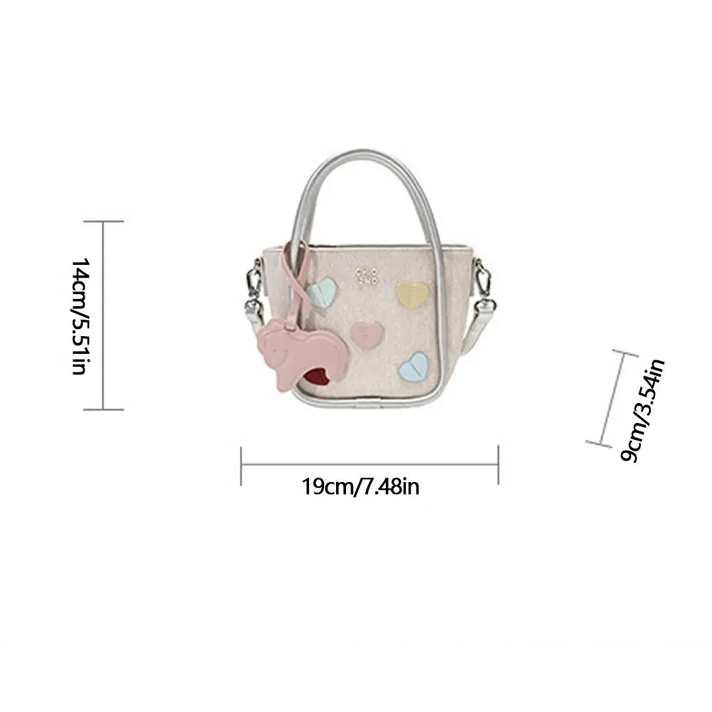 Fashion Cute Tote Bag Large Capacity Versatile Crossbody Bag Portable Casual Shoulder Bag for Women