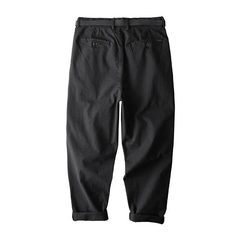 Spring New Overalls Outdoor Hiking Sport Combat Trekking Climbing Trousers Solid Color Simple Loose Straight Casual Pants Men\'s