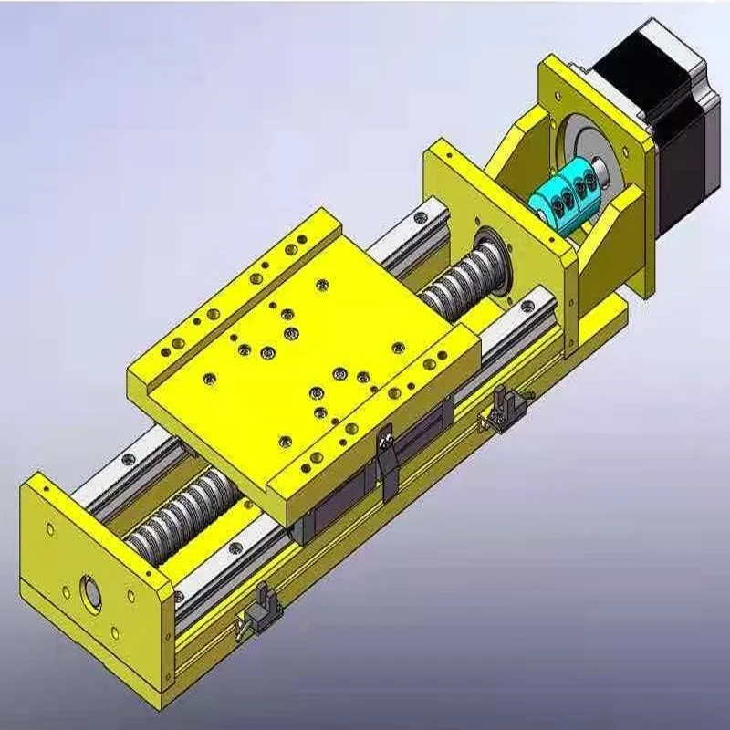 High Precision Heavy Load Cnc Rail Linear Guide Line Electric Ball Screw Drive Linear Module Xyz Cross Slide Working Table