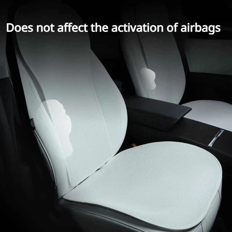 Ice Silk Seat Cushion for Tesla Model 3 Highland 2024 Breathable Seat Cover Cushion Summer Exclusive New Model3+ Car Accessories