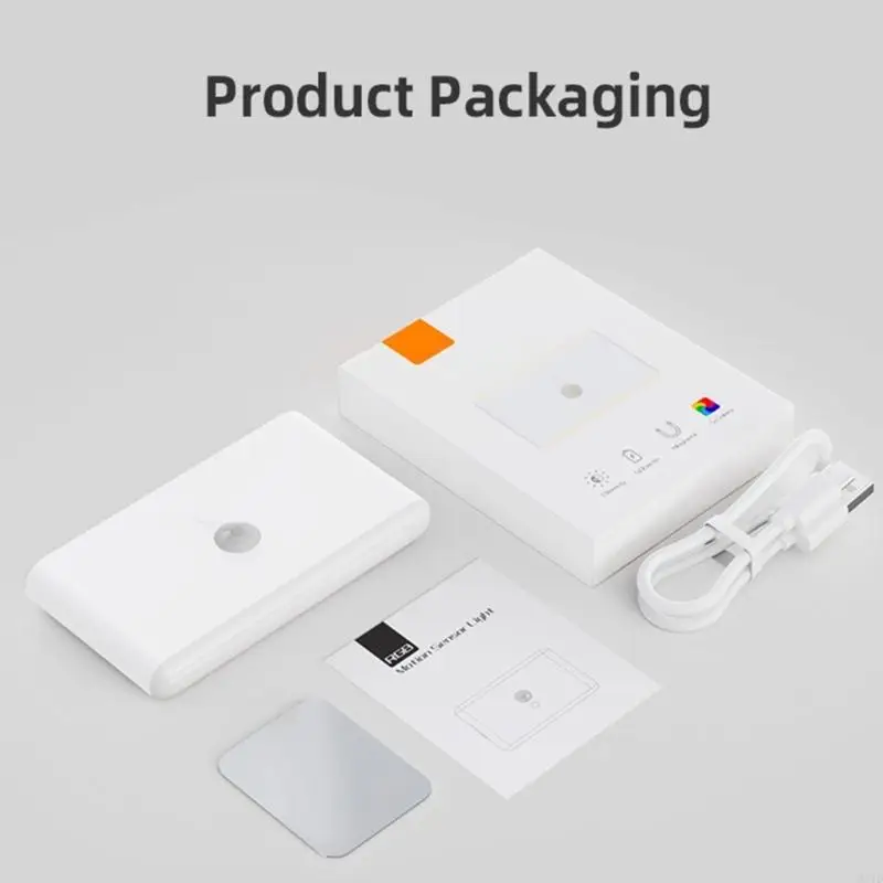Portable USB Powered Night Light With 400mAh Battery And Auto On Off Feature USB Rechargeable Motion Sensors Lights M4YD view 6