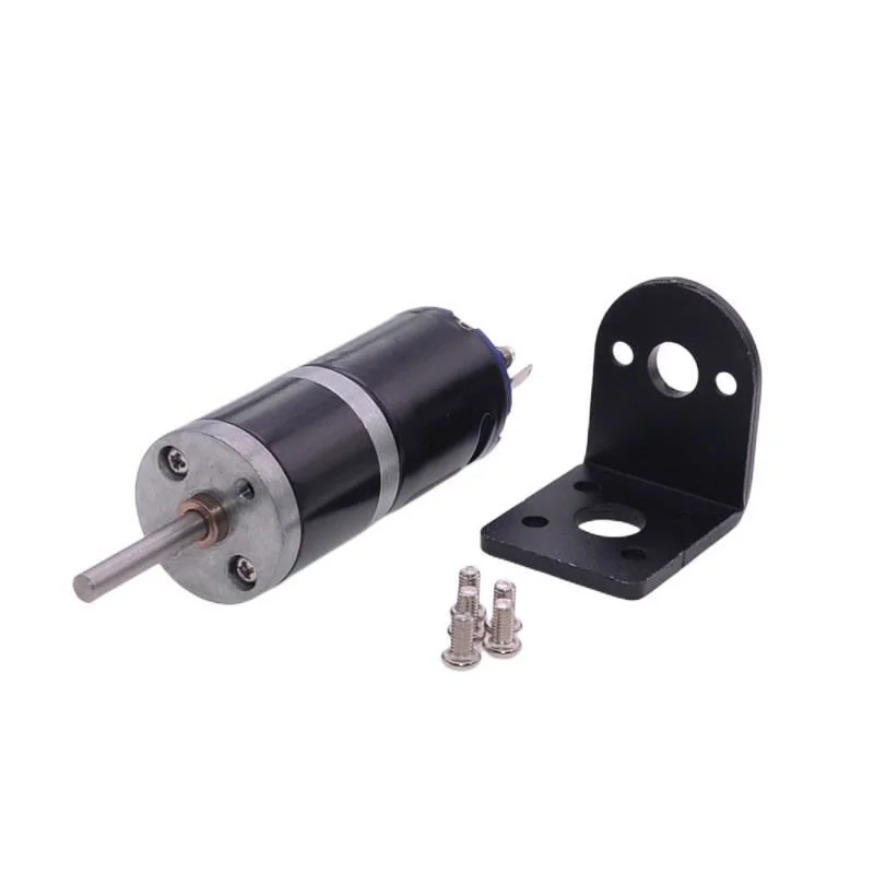 

JGA25-370 Miniature Double Row Gear Reducer 6V12V Black Leather Upgrade High-power Smart Car Small Motor