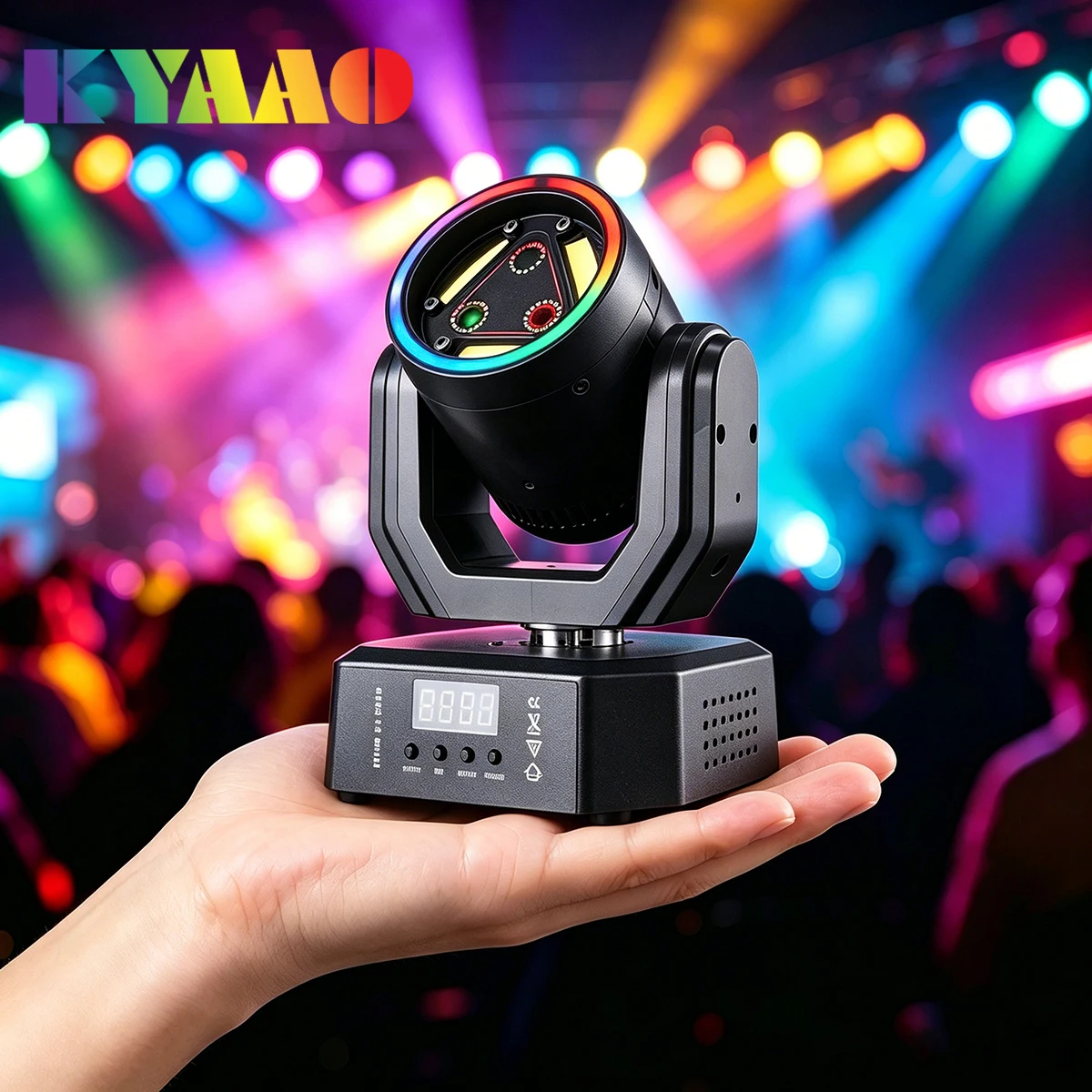 

Mini Moving Head Laser Strobe Light,20W DMX512 Sound Auto RGB Laser+LED 3x10W Strobe DJ Disco Party Stage