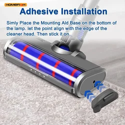 HOMEFISH Vacuum Cleaner Dust Display LED Lamp Detect Microscopic Dust Invisible Pet Hair Vacuum Cleaner Accessories(No Battery)