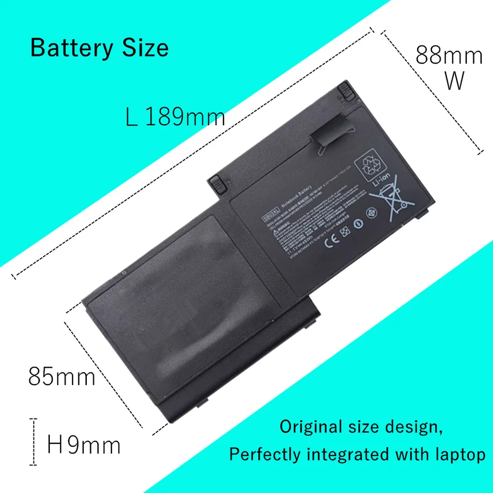 Batterie ANTIEE SB03XL Pour HP EliteBook 820 825 G1 G2 720 725 G1 G2 - 46Wh
