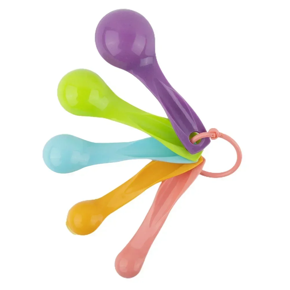 

5-Piece Measuring Spoons Baking Tools With Graduated Spice Spoons Kitchen Accessories Gadgets Baking Tools Colorful Set