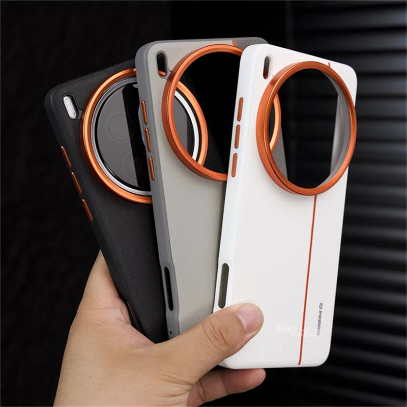 Funda para OPPO Find X8 Pro X 8 Ultra 5G, funda trasera de cuero de silicona PU de lujo para teléfono, carcasa protectora Simple, parachoques a prueba de golpes