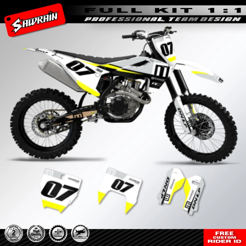 

Sawrain Custom Team Motorcycle Graphics Decals Stickers Kit For Husqvarna TC FC TX FX FS 2016 2017 2018 TE FE 2017 2018 2019