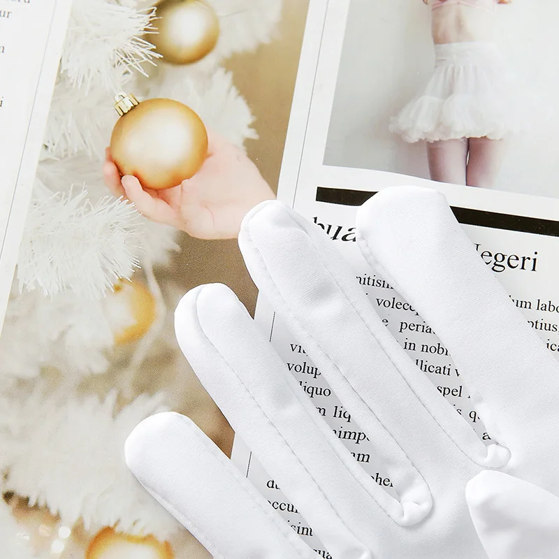 1 ペア夏通気性日焼け止めフルフィンガー運転手袋女性薄型ソリッドカラーノンスリップジュエリー写真撮影ショートミトン