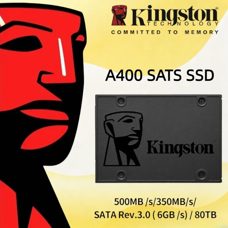 SSD Kingston A400 120GB 240GB 480GB 960GB 2.5 Inch SATA 3 Solid State Disk Fast Boot Storage For PC Laptop