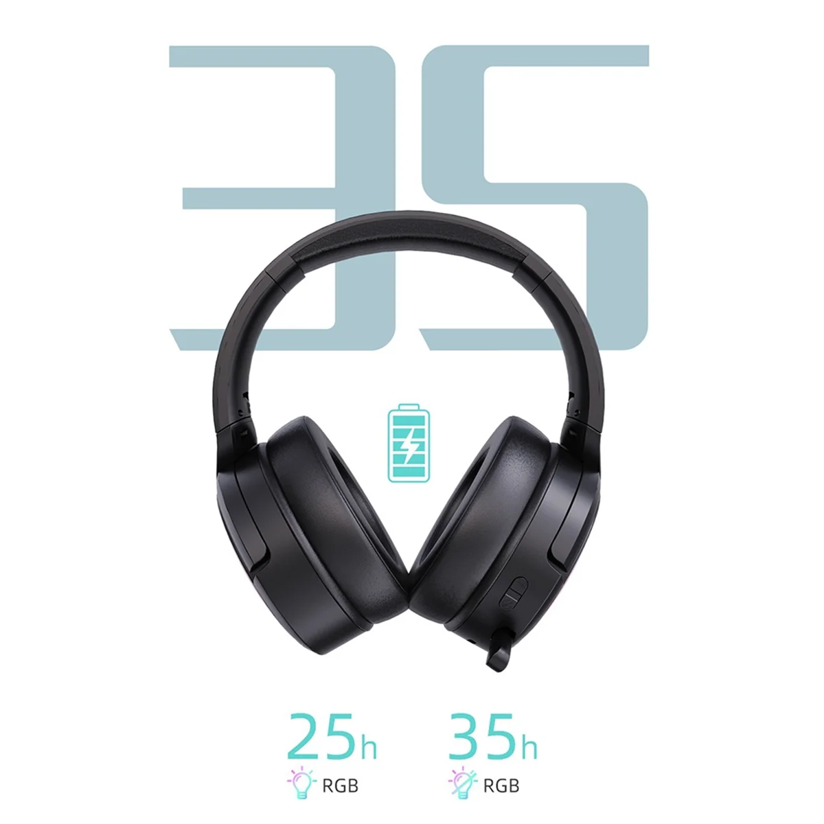 X7โปรไร้สายบลูทูธ5.1หูฟังเกมชุดหูฟังเพลง RGB ไล่ระดับ Headset Headset ส่องสว่างชุดหูฟังสีขาว