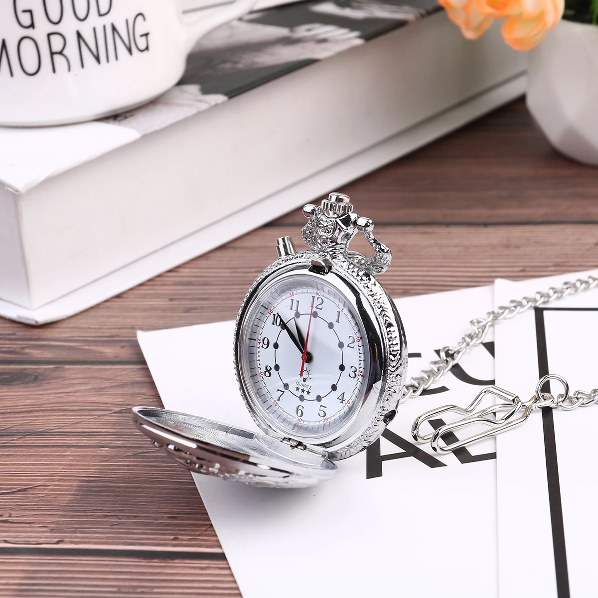 

Glowing Pocket Vintage Design Durable Long Lasting Decorative Clothing Good Vintage Pocket Watch Gift Watches Men Women