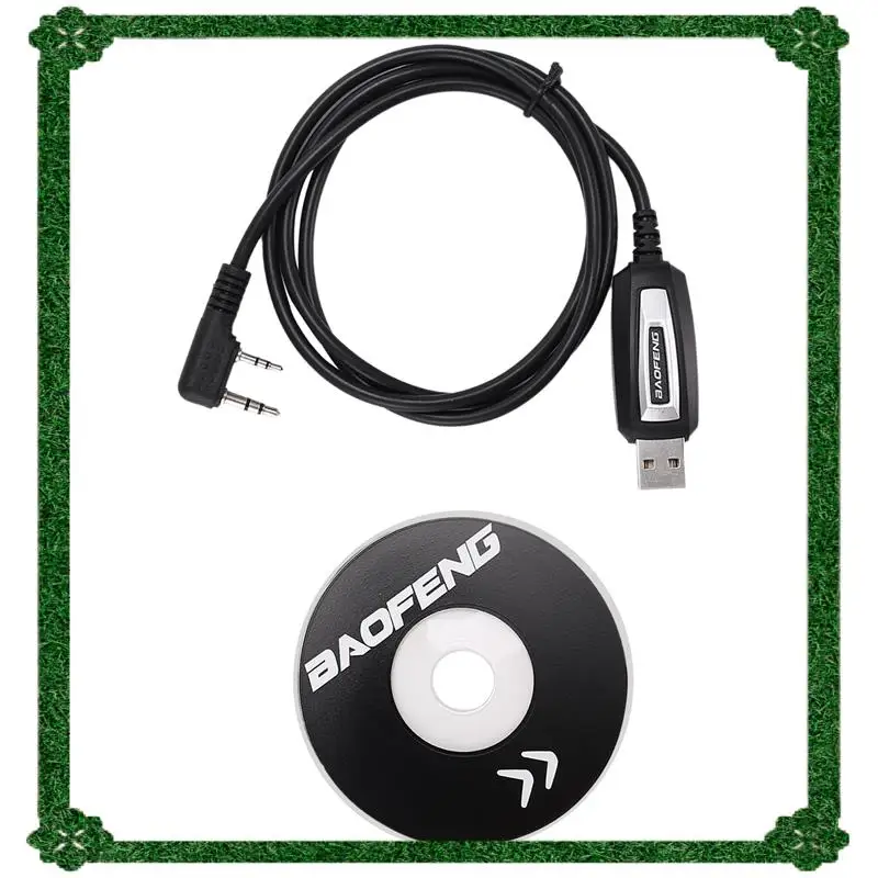 24-Hour Delivery Baofeng USB Programming Cable + Driver CD For Two Way Radio UV-5R BF-888S BF-F8