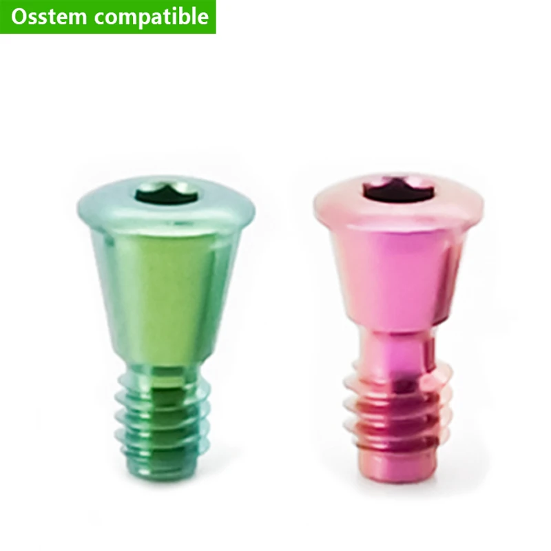 

Osstem Healing Abutment Cover Screw OEM Custom for Implant System Straight Angled Lab Analog Components Wholesale Fast Shipping