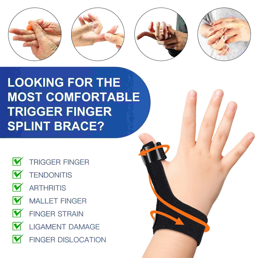 1 Pcs Children Kids Thumb Brace Lightweight Thumb Splint Support Brace Adjustable Tightness Pain Relief Comfortable Thumb Splint