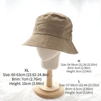 Waterproof Large Size XL62cm Sun Hat Men Women's Sunscreen Mountaineering Big Head Circumference Summer UV Protection Bucket Hat 3
