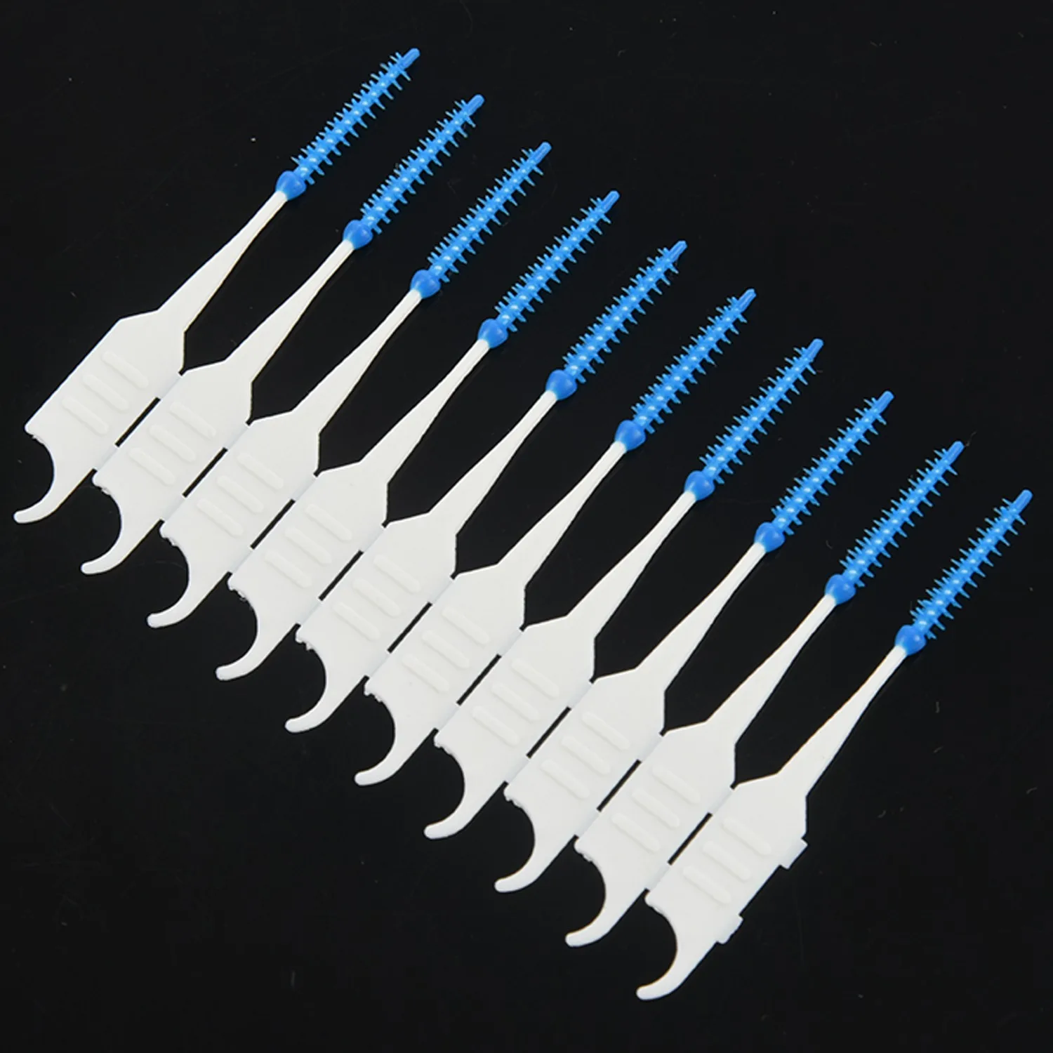 Palillos de dientes de 40 piezas, hilo Dental, cepillo Interdental, palo de Limpieza de dientes