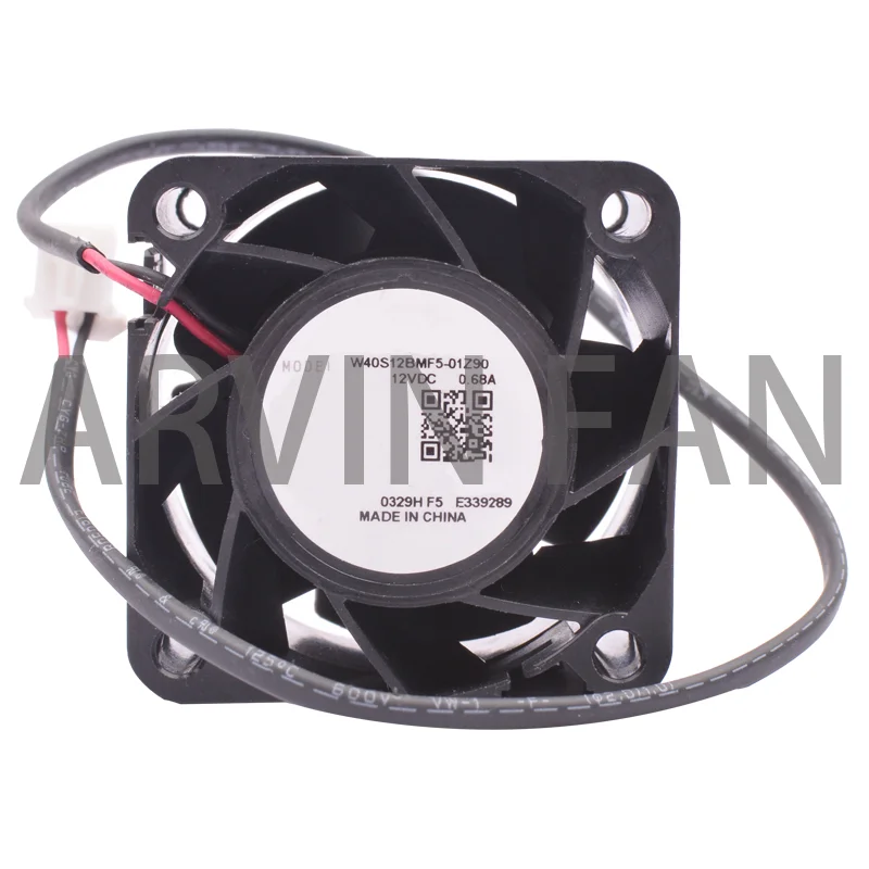 

W40S12BMF5-01Z90 4cm 40mm 40x40x28mm 4028 DC12V 0.68A Double Ball Bearing Is Suitable Cooling Fan Power Server