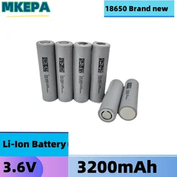 100% New Original 18650 3.6V 3200mah 18650 Lithium ion Rechargeable Battery For FlashlightHead mounted fishing light Batteries