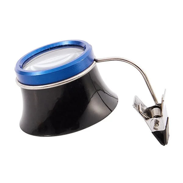 A93Z 5X Clip-On Eye Loupe Eyeglass Magnifier Magnifying Glass Lens for Repair Work