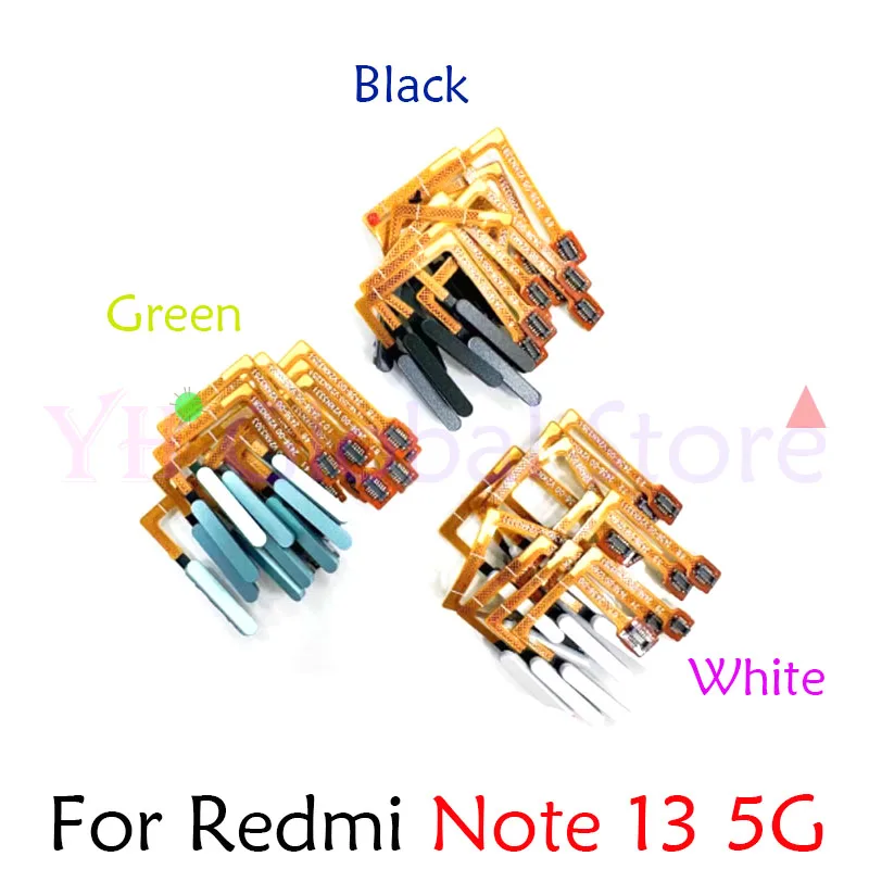 

For Xiaomi Redmi Note 13 5G Fingerprint Reader Touch ID Sensor Return Key Home Button Flex Cable Repair Parts