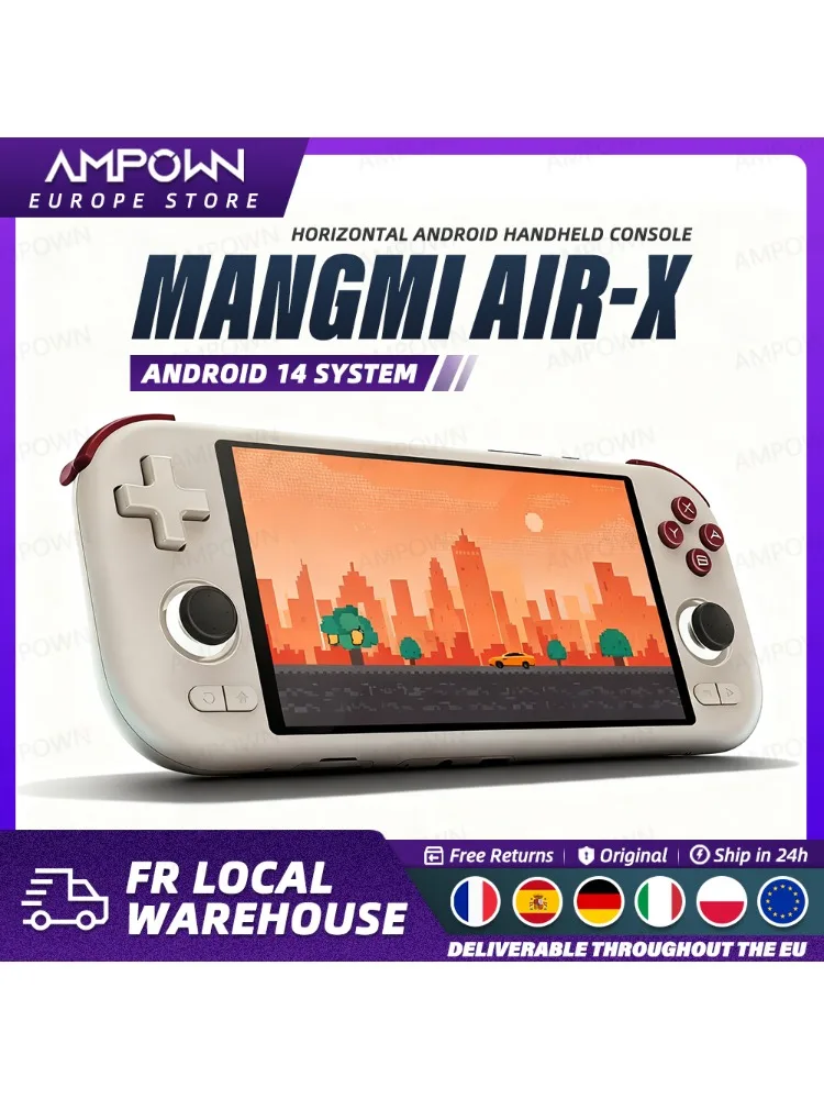 MANGMI AIR X draagbare gameconsole Qualcomm Snapdragon 662 5,5 '' touchscreen Android 14 actieve koelventilator 15 W snel opladen RGB - afbeelding 2