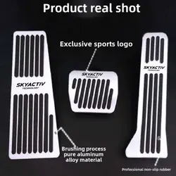 LHD/RHD Car Foot Pedals For Mazda CX5 CX-5 CX 5 2012~2020 2021 2022 2023 Accelerator Pedal Brake Clutch Pedals Cover Accessories