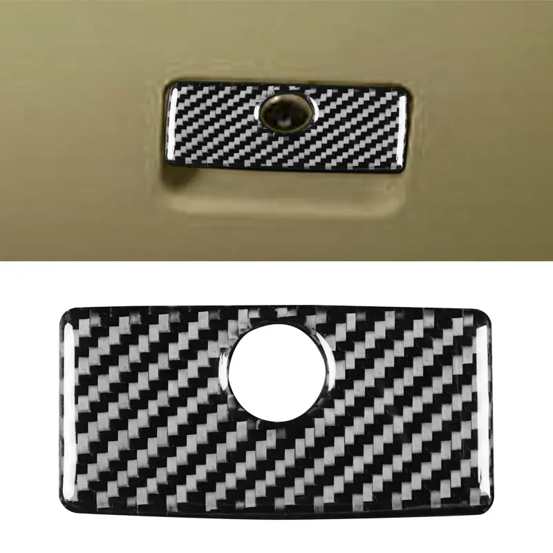 

For VW Golf 4 Jetta Bora MK4 R32 GTI 1999-2004 Car Carbon Fiber Passenger Side Storage Glove Box Panel Handle Pull Cover Trim