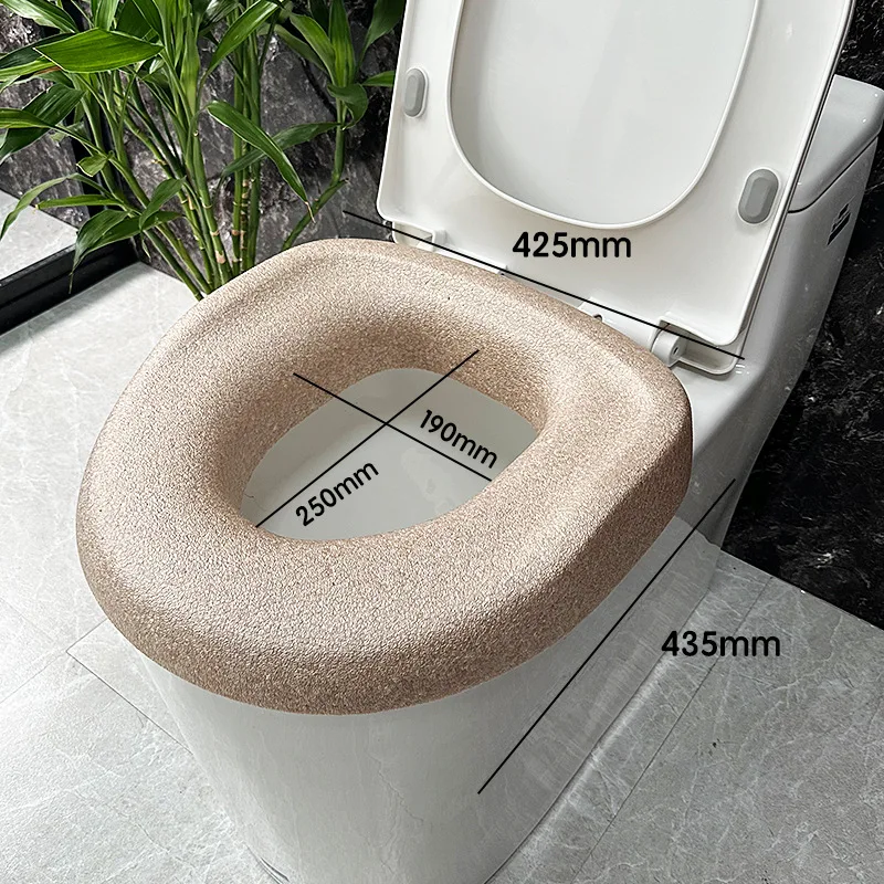防水トイレクッションソファパッド-四季通用-トイレボウルマット-家庭用-洗えるトイレマットリング-個人衛生用品