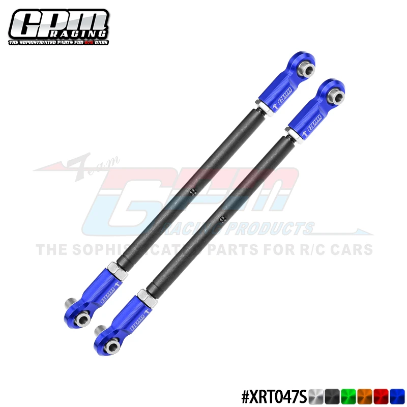 

GPM 4140 CS adj Steering Rod &7075 Alloy Ends TRAXXAS XRT X-Maxx Wide kit #7895