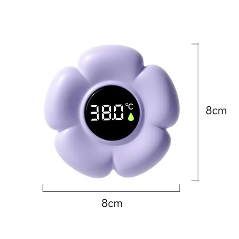 Waterproof Baby Bath Thermometer Three-color Reminder LED Screen Display Bathtub Thermometer Safety PP Floating Toy for Baby