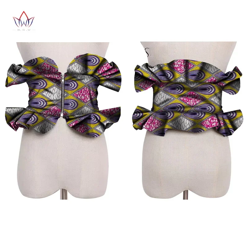 2023 African Print Obi Ankara Multi-color Peplum Skirts For Women Gift Statement Belt Accessory Ankara Handmade Jewelry SP041