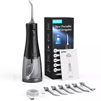 Sejoy Water Flosser Dental Cordless for Teeth Cleaning 5 Modes Oral Irrigator Braces Flossers Cleaner Portable for Travel Home