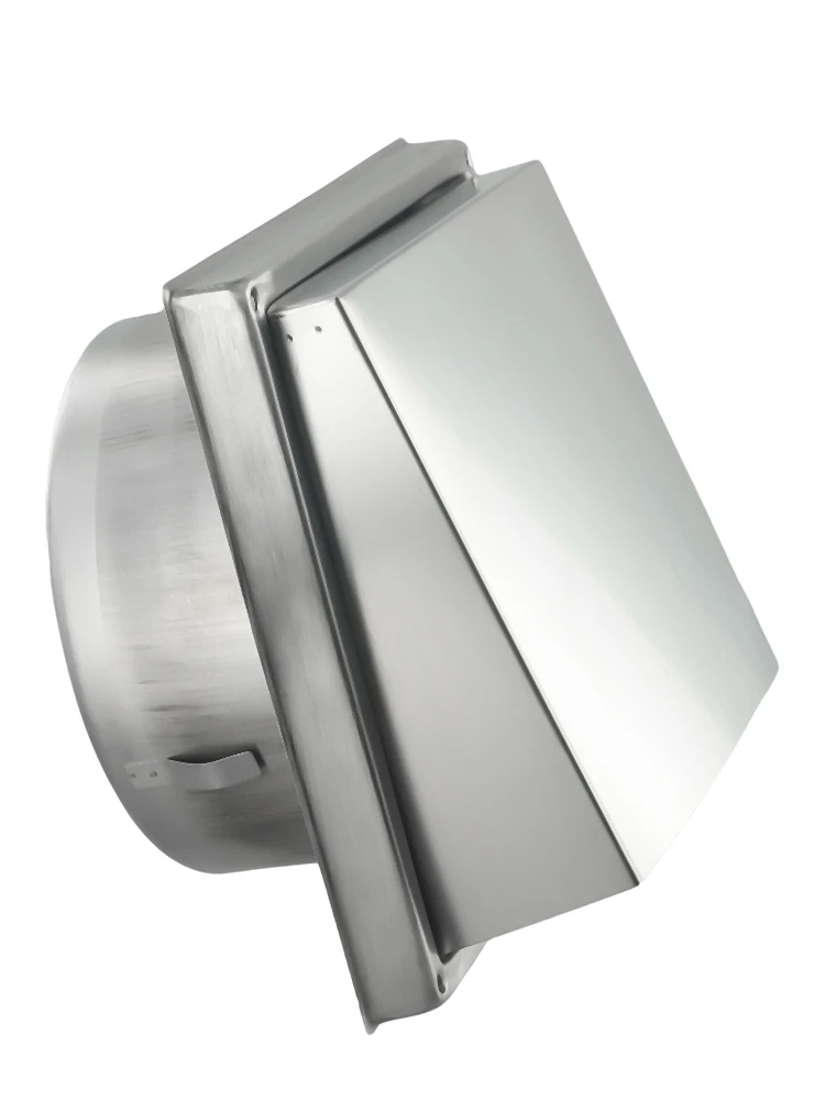 External Wall Rain Hat Square Air Outlet Wall Air Vent Outlet for exhaust Grille Wall Ceiling Air Vent High Quality