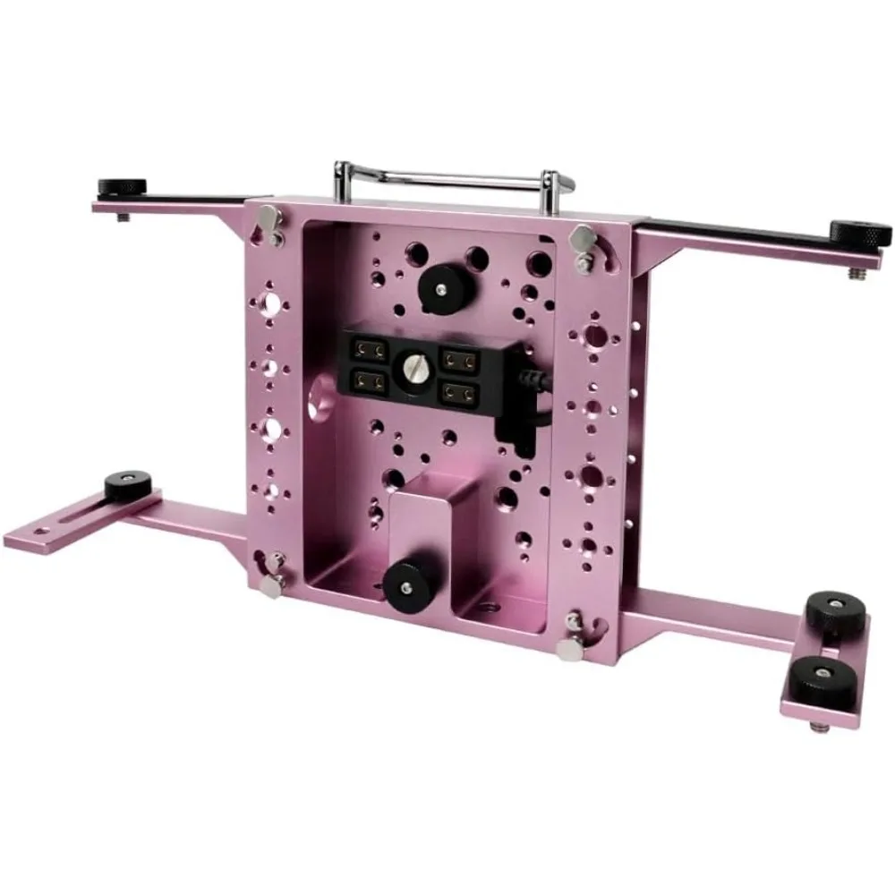 Pink Camera Monitor Mount Holder Bracket 1/4 Screw Fixed Image Transfer Monitor Magic Leg Expansion Bracket Handle Case,